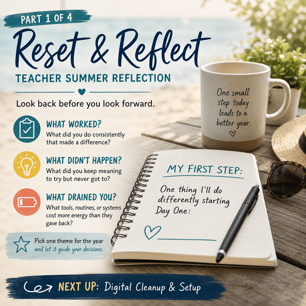 Reset and Reflect for the upcoming school year.